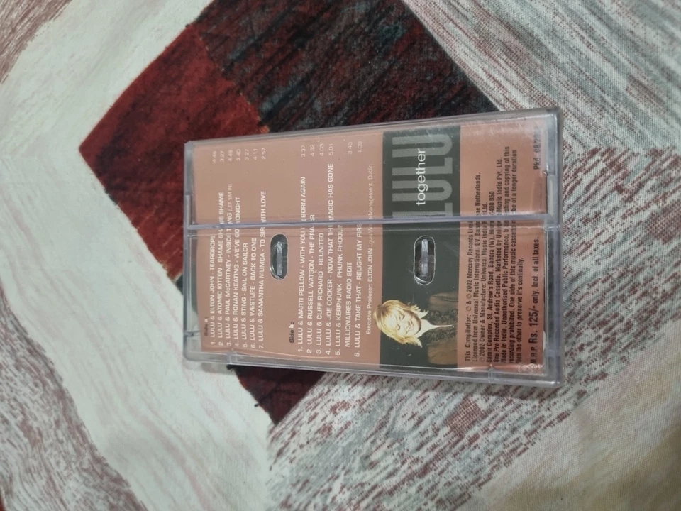 Lulu Together INDIA IMPORT SEALED MINT CASSETTE ELTON JOHN, PAUL MCCARTNEY - Image 3 of 4