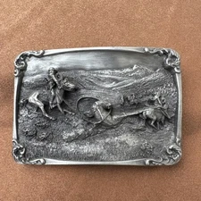 Charles M Russell - Belt Buckle Loops and Swift Horses Surer Than Lead 98/5000