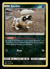 Sandile 113/214 NM Common Reverse Holo Unbroken Bonds 2019 Pokemon TCG