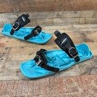 Snowfeet Snowblades Mens Blue Snow Skis Adjustable Snow Skates Bindings Pair