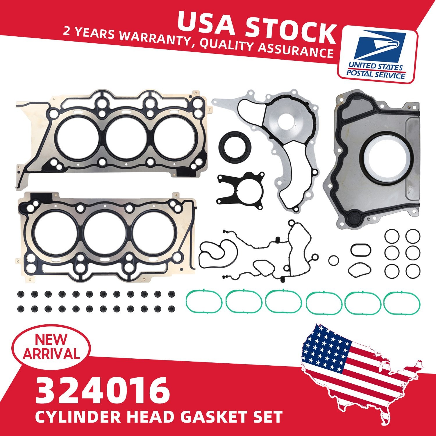 Maserati Ghibli FRONT Cylinder head gasket P/N 324016