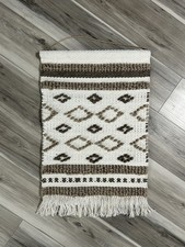 Woven Wall Art Hanging Tapestry Boho  Neutral Decor
