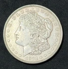 1921-P Morgan Silver Dollar $1 90%, Last Year Issue No Reserve #843