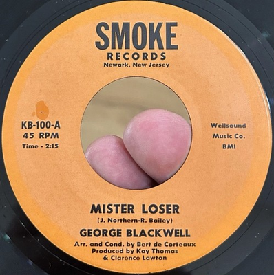 #ad RARE Northern Soul 45 GEORGE BLACKWELL Mister Loser SMOKE VG* Dancer $175.00