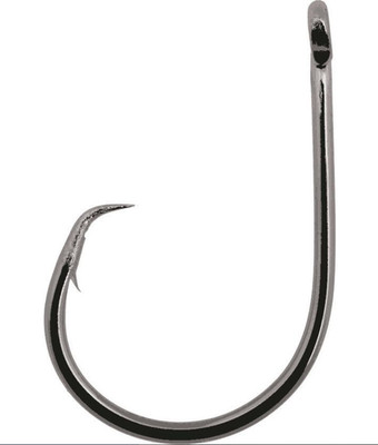 Gerry's Tackle SSW Style Black Nickel Inline Wide Gap Circle Hooks - all sizes