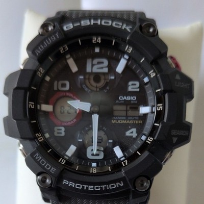 CASIO G SHOCK MUDMASTER Mudmaster black solar radio GWG 100 1A8JF