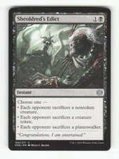 Sheoldred's Edict U Phyrexia: All Will Be One 108 LP Normal MTG