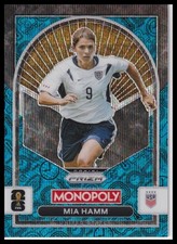 2026 Panini Prizm Monopoly Mia Hamm Blue Wave #91