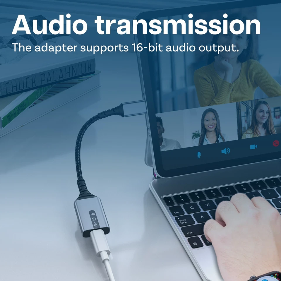 USB-C to 8 Pin Adapter Compatible with Apple 8 pin Female to USB-C Converter - Image 2 of 4