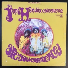 Jimi Hendrix- Are You Experienced LP- Reprise RS 6262 Reissue Ultrasonic- 1986 