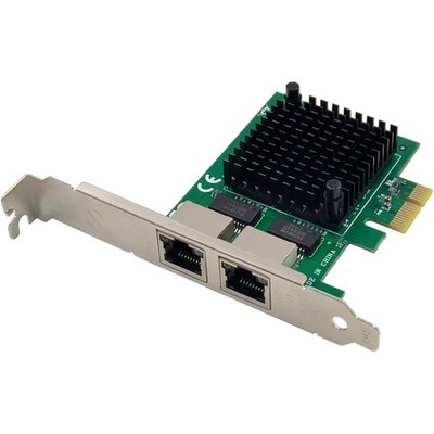 Dual PCIe 3.1 2.5GBase-T Netzwerk Adapter mit Intel I225-V 2500/1000/100Mbps ...