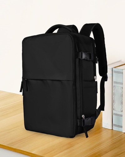Travel Backpack For Women Men Airline Approved,Black Carry On Backpack,Large ... - Picture 2 of 9