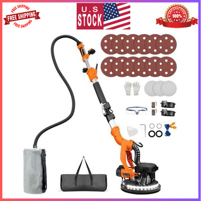 Drywall Sander, 1000W Popcorn Ceiling Removal Tool, Automatic Drywall Sander wit