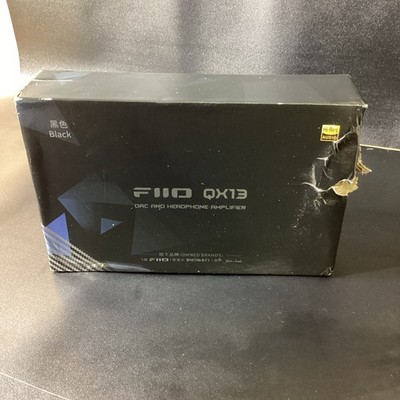 FiiO QX13 Portable DAC Amp, ES9027PRO 8-Ch DAC, 900mW×2, XMOS 16-Core (Black)