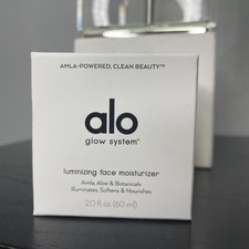 ALO GLOW SYSTEM brand New Box Luminizing Face Moisturizer 2.0fl Oz Clean Beauty