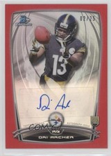 2014 Bowman Chrome Rookie Red Refractor 2/25 Dri Archer #RCRA-DAR Auto 1u6