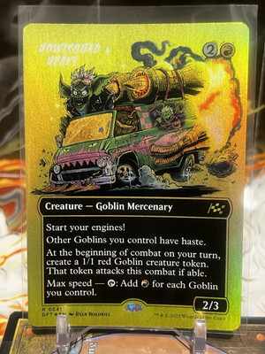 MTG | Howlsquad Heavy (Borderless) ( First-Place Foil ) [Aetherdrift]