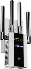2026 WiFi Extender Signal Booster up to 18k sq. ft and 88 Devices Black NEW