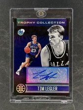 2020-21 Panini Illusions Trophy Collection Sapphire Auto /15 Tim Legler #TC-TIM