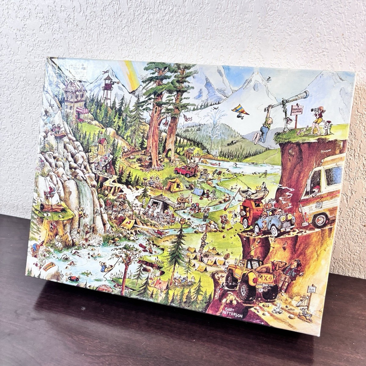 VTG 1981 Gary Patterson Jigsaw Puzzle Great Outdoors 550+ *MISSING