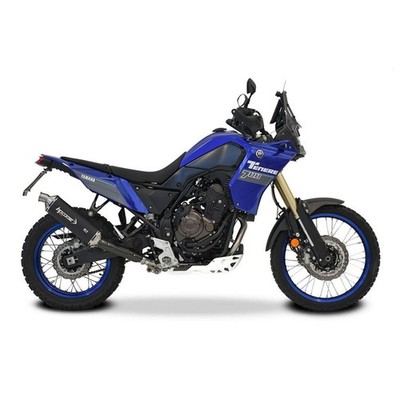 HP Corse SP-2 Short Black Titanium SlipOn Kit Straßenzulassung Yamaha Tenere 700 19-25