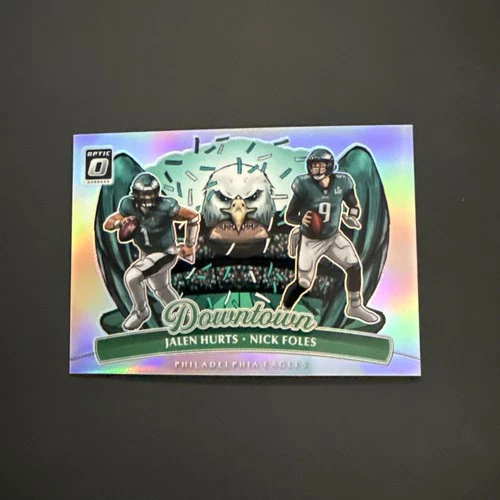 2025 Donruss Optic Jalen Hurts/Nick Foles Base (RAW)