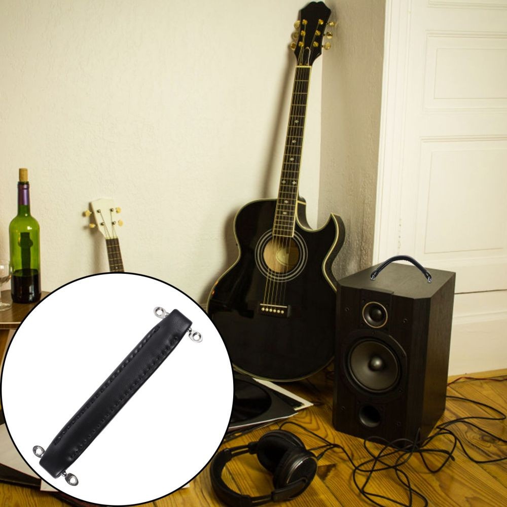 2 stücke Vintage Stil Gitarre Verstärker Amp Lautsprecher Leder Griff Strap