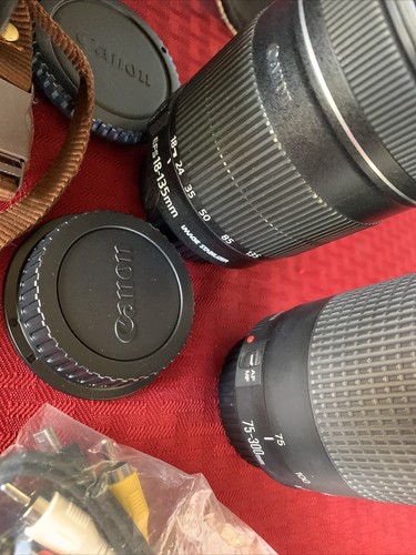 CANON EOS REBEL T3i DSLR Digital Camera w/ Lenses Parts/repair - Picture 12 of 12