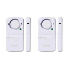 SABRE 2-Pack Wireless Home Security Door Window Burglar Alarm, LOUD 120 dB Siren