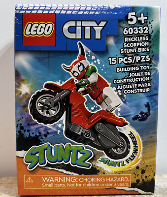 LEGO City Reckless Scorpion Stunt Bike (60332) 15pcs. NEW