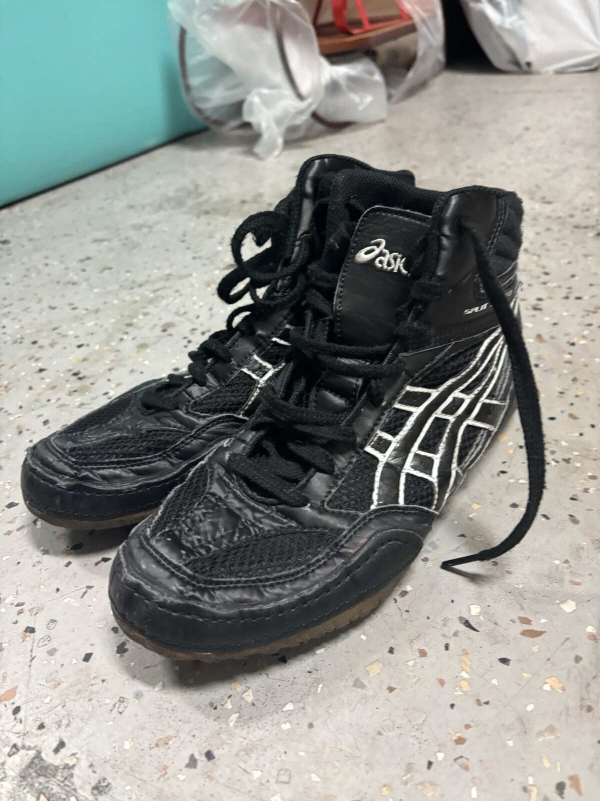 Size 8.5 - ASICS Split Second Wide Black - image 1