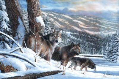 Picking Up The Scent, Kevin Daniel, Wall Art Print Poster 11'' x 14''  3287