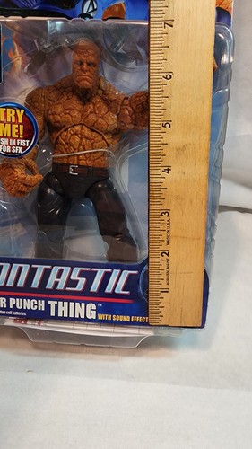 Marvel Fantastic 4 The Thing Power Punch Modellino di Toybiz 2006 - Foto 6 di 6