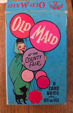 Vintage Old Maid at the County Fair, Arrco Playing Cards Co. 1950s Very Good