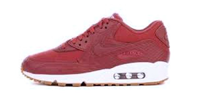 Nike Air Max 90 Premium CedarCedar Gum Yellow White (WS) (896497 601) Nike Wmns Air Max 90 PRM (Black Black Gum Yellow White)