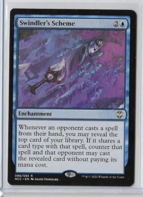 MTG Swindler's Scheme New Capenna Commander (NCC) Rare Magic #088/093 Unplayed