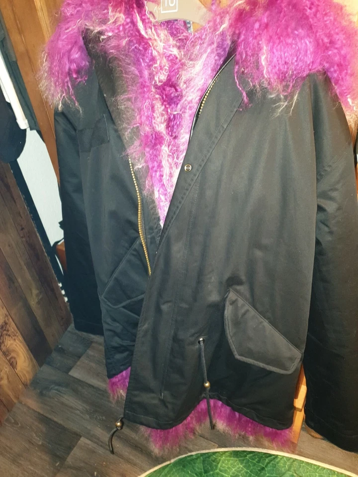 Mongolian Lamb Fur Line Parka - Image 4 of 4