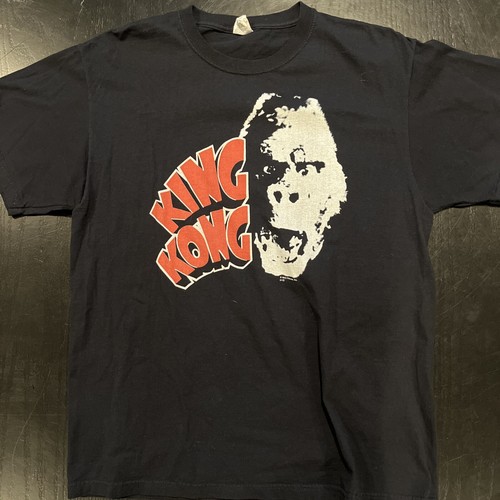 King Kong RKO Pictures Inc S12 T Shirt Black Red Script Size Large