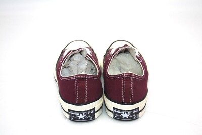162059C CONVERSE CHUCK 70 OX DARK BURGUNDY BLACK EGRET SNEAKER