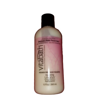 New Vitabath Dreamy Pink Frosting  12oz Hydrating Body Lotion