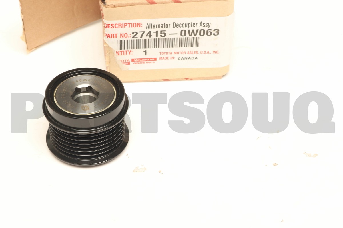 274150W063 Genuine Toyota PULLEY, ALTERNATOR W/CLUTCH 27415-0W063 
