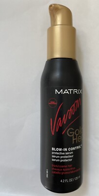 Matrix Vavoom Gold Heat Blow-In Control Protective Serum  4.2 oz