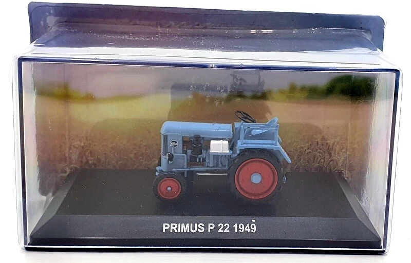 Hachette 1/43 Scale Model Tractor HL33 - 1949 Primus P 22 1949 - Blue - Image 3 of 4