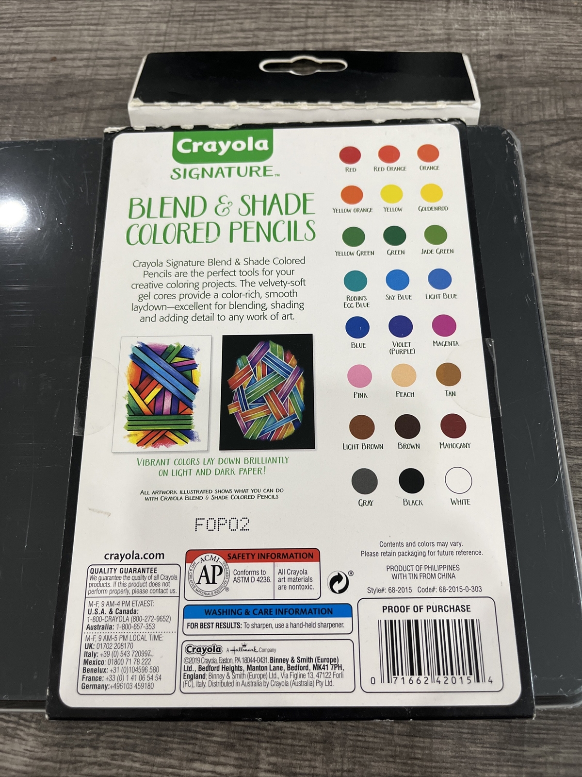 Crayola Signature Blend & Shade Colored Pencils, School Supplies - 24 Count - #I
