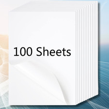 Koala Sticker Paper for Inkjet  Laser Printers 100 Full Sheets Shipping Label