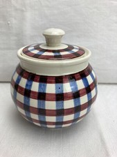 Zuckerdose Villeroy &Boch Mettlach Karomuster 8202