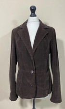 Brown Corduroy Blazer Jacket Women’s Size M