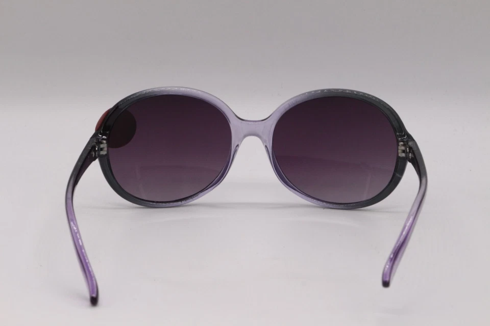 ELLEN TRACY ET 536-3 CLEAR PURPLE GRADIENT AUTHENTIC FRAMES SUNGLASSES 58-18 - Image 4 of 4