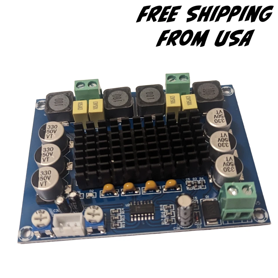 TPA3116D2 Dual-channel Stereo Digital Audio Power Amplifier Board 2*120W D Class - Image 3 of 4