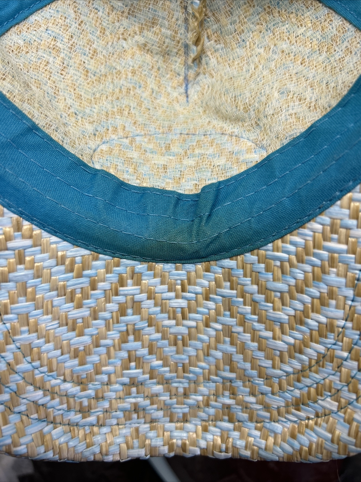 Split Straw Baseball Hat - image 9